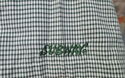 Subway Uniform Shirt Womens Sz XL Green Plaid Chec