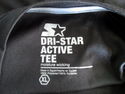 Mens Sz XL Black Moisture Wicking Dri Star T-Shirt