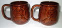 Hawaiian Mug Set w/Makuahine Mom & Makuakane Dad 