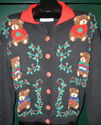 Womens Sz L Vintage 1995 Ugly Christmas Cardigan S