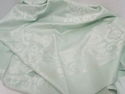 Vintage Green Damask Tablecloth  Made in Occupied 