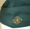 Vintage Girl Scout Garrison Beret Cap Hat w/7 Arro