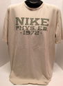 NIKE Beige  Sz XL Phys Ed T-Shirt in a Retro Faded