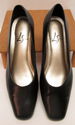 Womens Life Stride Shoes Size 7.5 Black Classic Pu