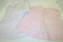 2 Vintage 1970s Newborn Baby Girl Dresses Pink/Lav