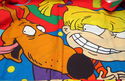 Vintage Pair of Rugrat Fabric Pillow Cases Made in