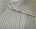 Vintage Blue Stripe Pillow Ticking Fabric 3 Antiqu