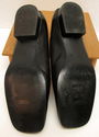 Womens Bandolino Shoes Size 8.5 Black Leather Flat