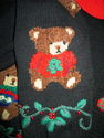 Womens Sz L Vintage 1995 Ugly Christmas Cardigan S