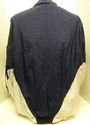 Mens L Nike Swoosh Windbreaker Jacket Coat Navy Wh