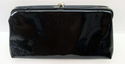 Vintage Black Patent Clutch Purse Handbag w/Hiding