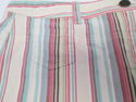 Womens Multi Colored Sz 4 Striped Skirt w/Ruffled 