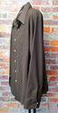 Vintage Mens Knit Shirt XL 17-171/2 Brown Pointed 