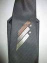 Fratelli Italian Silk Tie Shades of Gray w/ Earth 