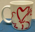 Hilo Hattie Mug Cup Coffee Tea - Hawaii -  Pink Ha