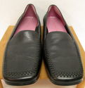 Womens Bandolino Shoes Size 8.5 Black Leather Flat