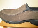 Womens Sz 6 B Lands End Slip On Brown Suede Loafer