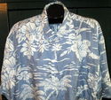 Mens Hilo Hattie Hawaiian Shirt 2XL Silk USA Vinta