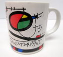 Rare Joan Miro Art Mug "Questions D'Art" 1989 Comm