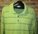 Eddie Bauer Mens Sz L Vintage Shirt Striped Green 