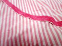 Vintage Bates Pink & White Seersucker Fabric w/Che