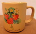 Strawberries Mug w/Knights Elton Strawberry by Cla