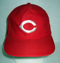 Vintage Cincinnati Red Baseball Hat w/ Flat Brim S