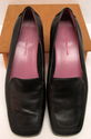 Womens Bandolino Shoes Size 8.5 Black Leather Flat