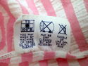 Vintage Bates Pink & White Seersucker Fabric w/Che