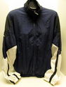 Mens L Nike Swoosh Windbreaker Jacket Coat Navy Wh