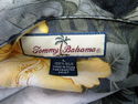 Hawaiian Silk Mens Shirt L Tommy Bahama Coconut Bu