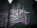 Tony Hawk Zip Hoodie Boys 7 Black Triple Signature