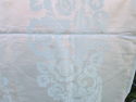 Vintage Green Damask Tablecloth  Made in Occupied 