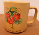 Strawberries Mug w/Knights Elton Strawberry by Cla