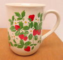 Vintage Otagiri Strawberries Mug w/Strawberry Patt