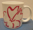 Hilo Hattie Mug Cup Coffee Tea - Hawaii -  Pink Ha