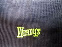 Wendys Fast Food Crew Uniform Shirt/Top Sz XL Navy