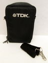 Black TDK Cassette Case Audio Storage Tape Holder 