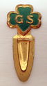 Vintage Girl Scout Lot Pins Bookmark Necklace Brow