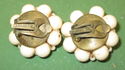 Vintage Germany Clip On Earrings w/Cluster of Ivor