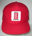 Vintage 1980s High Trucker Hat w/Flat Brim Snap Ba