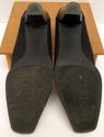 Womens Shoes Size 10 Black Pumps w/Chunky Heel - V