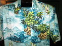 Vintage USA Hawaiian Shirt Mens M Collar Loop Outr