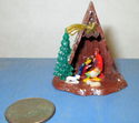 Vintage Christmas Plastic Nativity Hong Kong Crech