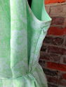 Womens Sz 4X Sleeveless Green Floral & Ruffles Lin