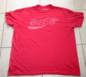 Mens 2XL Coke Shirt Adult Coca Cola XXL Cotton/Pol