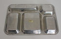 Vintage Stainless Steel Food Tray Ship Navy  Merc