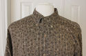 Men's Woolrich Geometric Design Shirt Cotton Long 