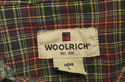 Woolrich Long Sleeve Shirt Green/ Burgandy Plaid B