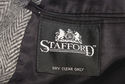 Stafford Sport Coat Leather Buttons 100% Wool Herr